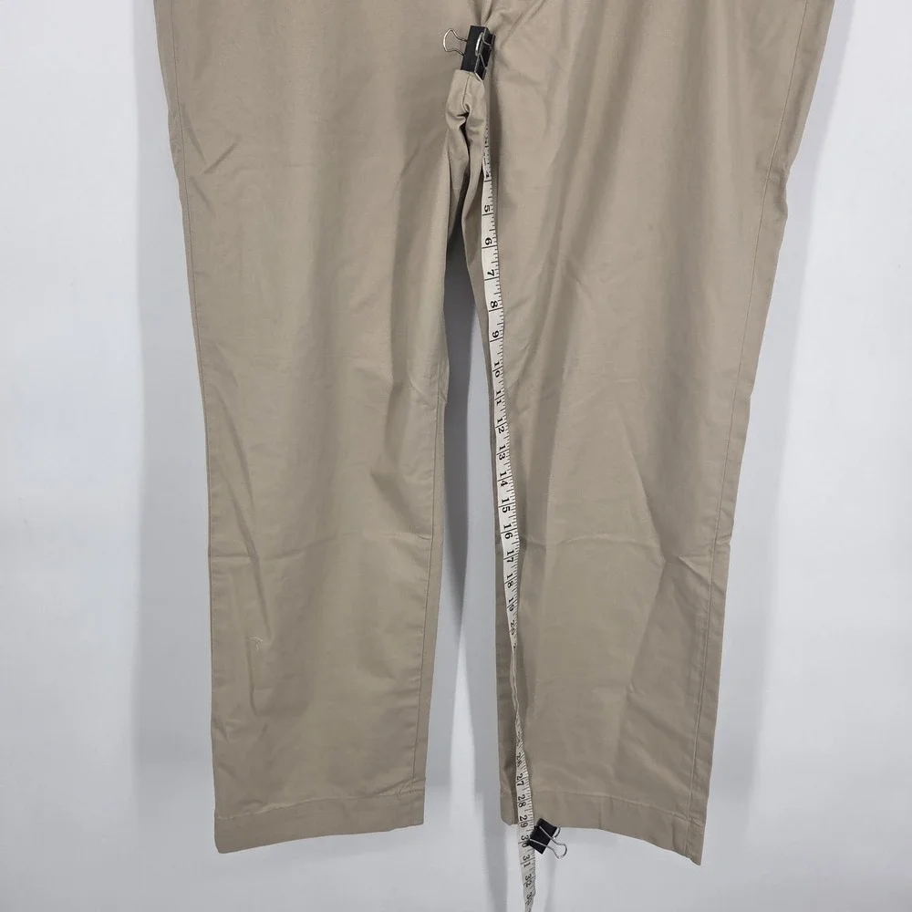 NEW Polo Ralph Lauren Greenwich Stretch Straight Chino Pant Mens 38x30 Beige NWT